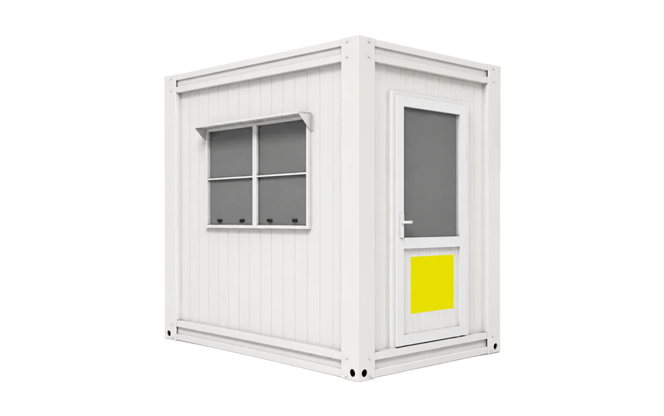 Caseta de Guardia Modular 1,45 × 2,20 m — unidad en venta y arriendo
