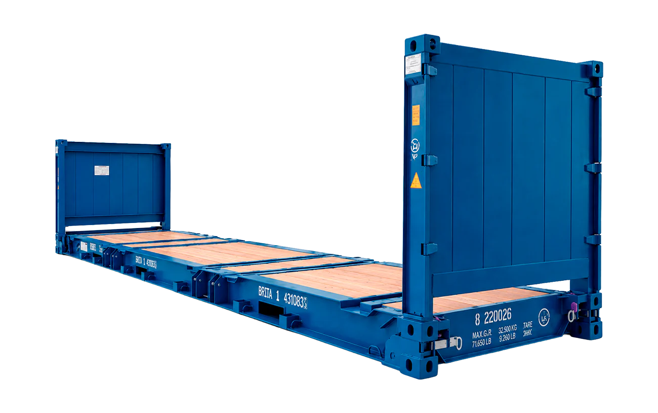 Container Flat Rack 20 Pies — 6 m en venta y arriendo