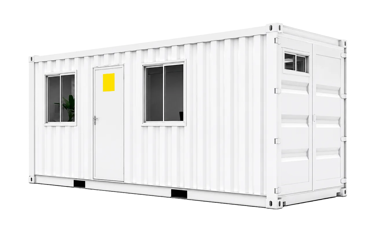 Oficina Container 20 Pies Forrada — Baño Completo — 6 m en venta y arriendo
