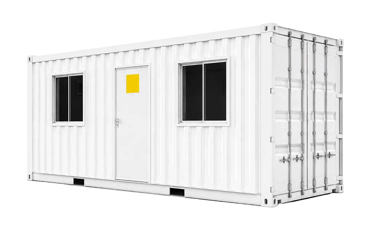 Oficina Container 20 Pies Forrada — Planta Libre — 6 m en venta y arriendo