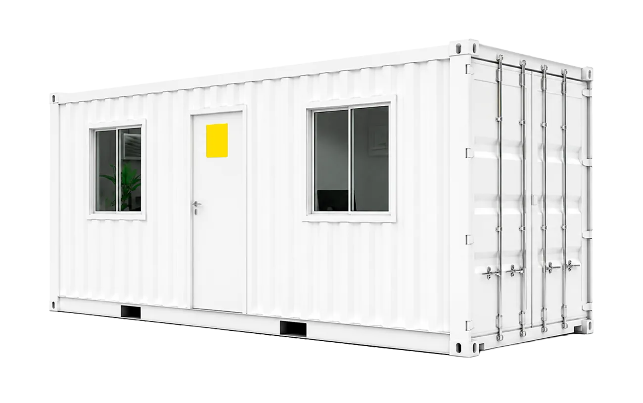 Oficina Container 20 Pies Sin Forrar — Medio Baño — 6 m en venta y arriendo