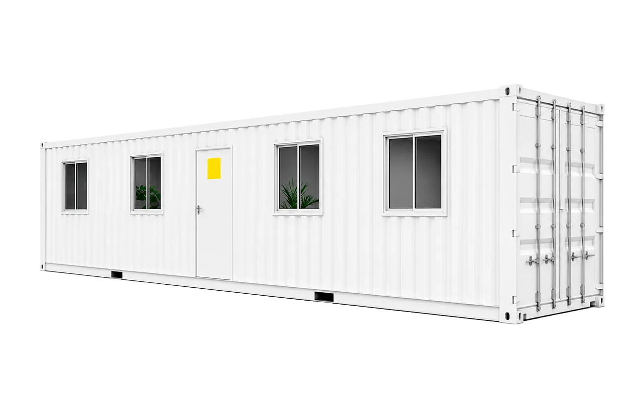 Oficina Container 40 Pies Forrada — Planta Libre — 12 m en venta y arriendo